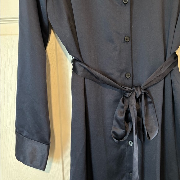 NWT silky shirt dress - Picture 6 of 8